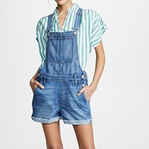 NWT Madewell Adirondack Short Overalls size Small